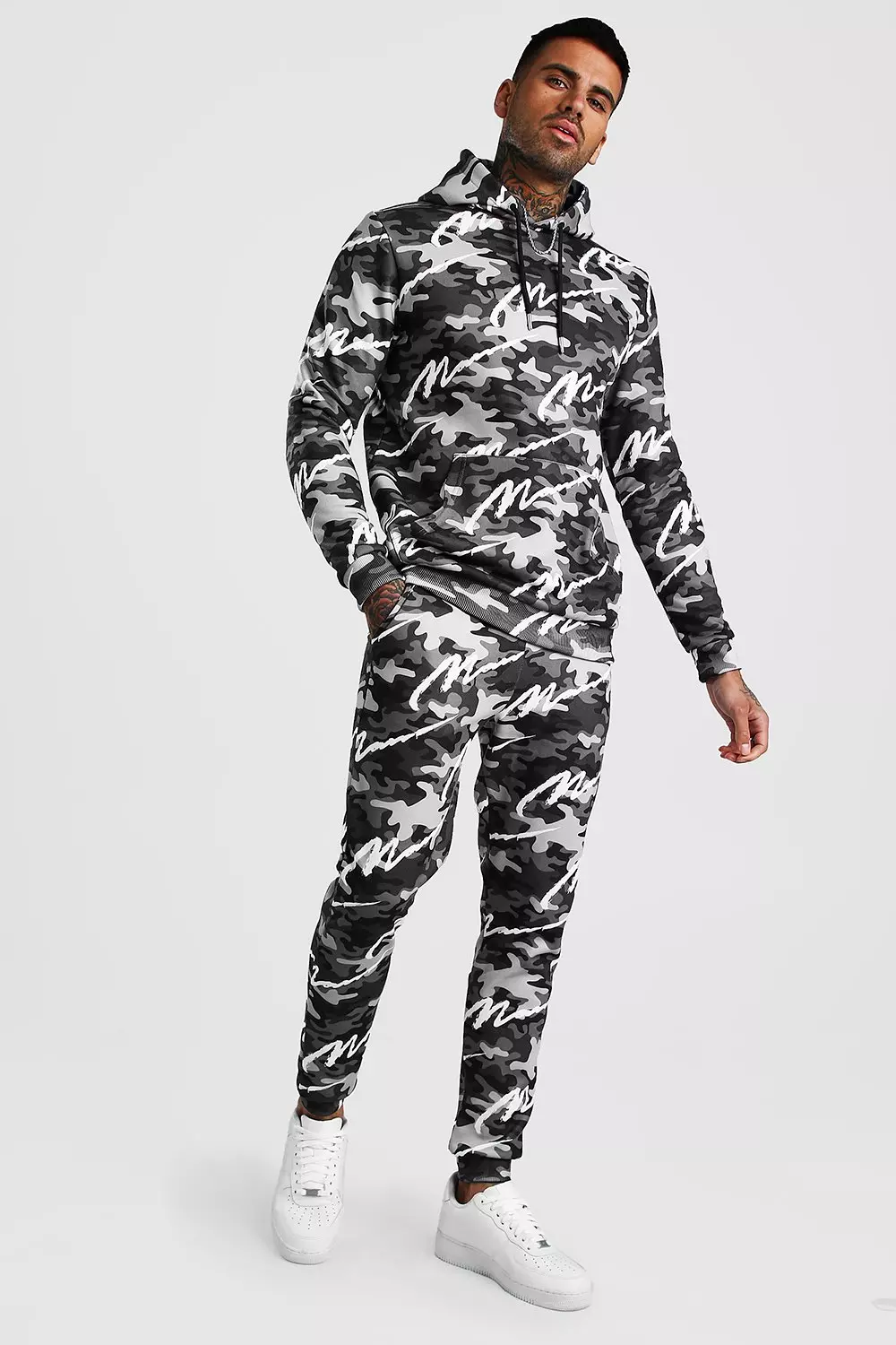 Camo sale tracksuits mens